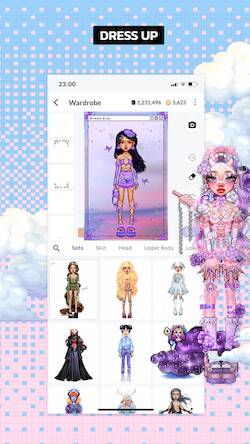 Скачать взломанную Everskies: Virtual Dress up [Много денег] MOD apk на Андроид