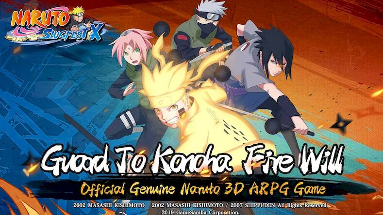 Скачать взломанную Naruto:SlugfestX [Мод меню] MOD apk на Андроид