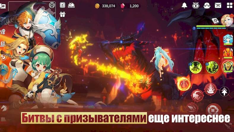 Скачать взломанную Summoners' War: Chronicles [Много монет] MOD apk на Андроид