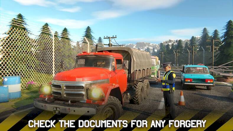 Скачать взломанную Игра в полицию пограничного па [Много денег] MOD apk на Андроид