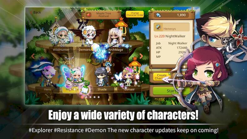 Скачать взломанную MapleStory M - Fantasy MMORPG [Мод меню] MOD apk на Андроид