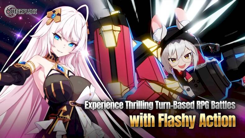 Скачать взломанную OUTERPLANE - Strategy Anime [Мод меню] MOD apk на Андроид