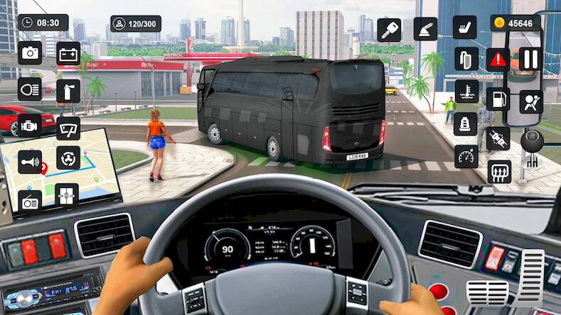 Скачать взломанную Bus Simulator Games: PVP Games [Бесплатные покупки] MOD apk на Андроид