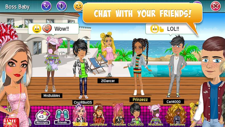 Скачать взломанную MovieStarPlanet [Бесплатные покупки] MOD apk на Андроид