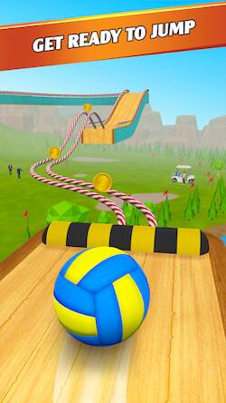 Скачать взломанную Sky Ball Jump - Going Ball 3d [Бесплатные покупки] MOD apk на Андроид
