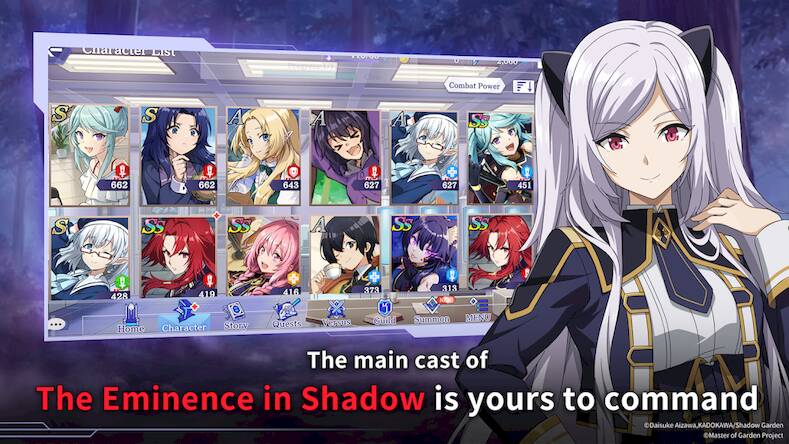 Скачать взломанную The Eminence in Shadow RPG [Много денег] MOD apk на Андроид