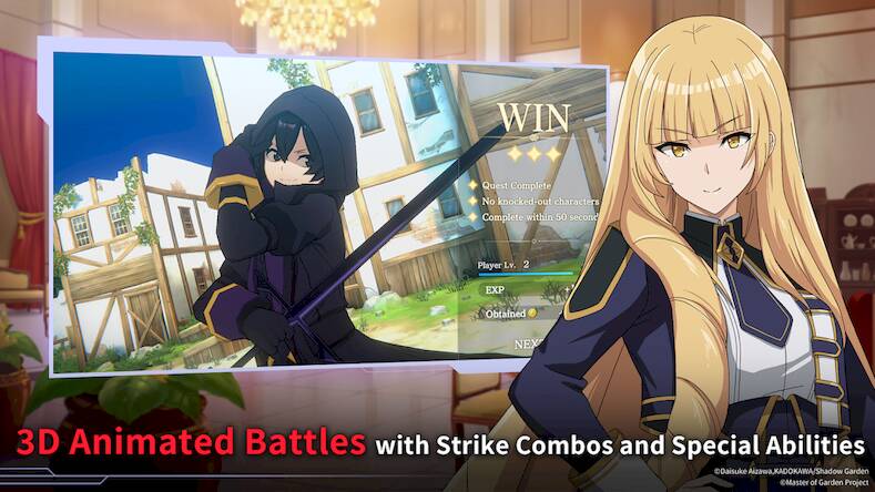 Скачать взломанную The Eminence in Shadow RPG [Много денег] MOD apk на Андроид