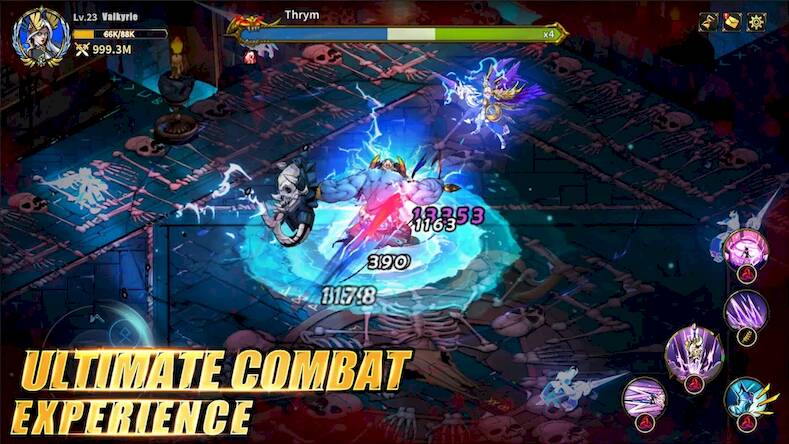 Скачать взломанную Myth: Gods of Asgard [Бесплатные покупки] MOD apk на Андроид