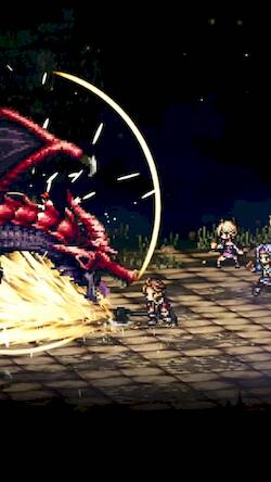 Скачать взломанную OCTOPATH TRAVELER: CotC [Много монет] MOD apk на Андроид