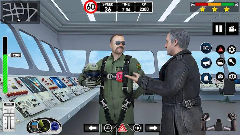 Скачать взломанную Plane Pilot Flight Simulator [Много денег] MOD apk на Андроид