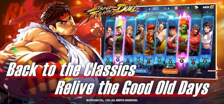 Скачать взломанную Street Fighter Duel - Idle RPG [Мод меню] MOD apk на Андроид