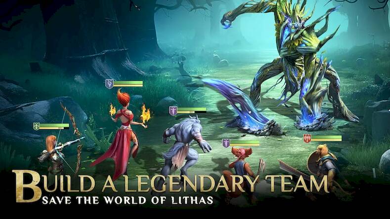 Скачать взломанную Bloodline: Heroes of Lithas [Мод меню] MOD apk на Андроид