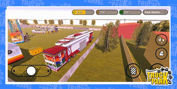 Скачать взломанную Truck Of Park Itinerante [Много монет] MOD apk на Андроид