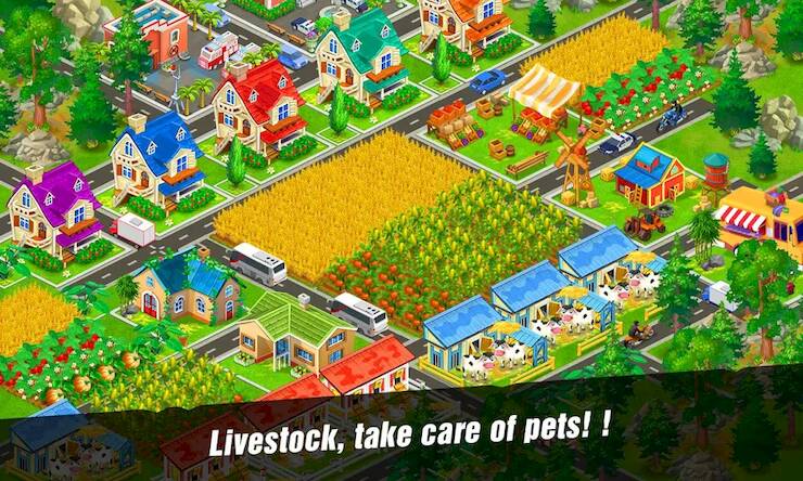 Скачать взломанную Fresh Farm royal [Много денег] MOD apk на Андроид