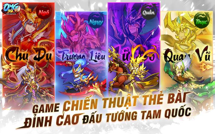 Скачать взломанную OMG 3Q - Đấu tướng Tam Quốc [Мод меню] MOD apk на Андроид