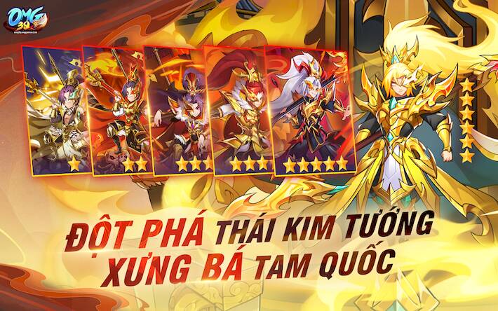 Скачать взломанную OMG 3Q - Đấu tướng Tam Quốc [Мод меню] MOD apk на Андроид