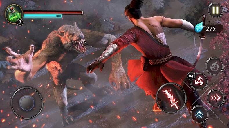 Скачать взломанную Takashi Ninja Warrior Samurai [Мод меню] MOD apk на Андроид