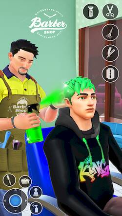 Скачать взломанную Hair Tattoo: Barber Salon Game [Бесплатные покупки] MOD apk на Андроид