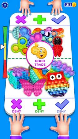 Скачать взломанную Fidget trading: Pop it Game [Мод меню] MOD apk на Андроид
