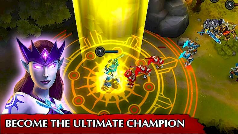 Скачать взломанную Legendary Heroes MOBA Offline [Много монет] MOD apk на Андроид