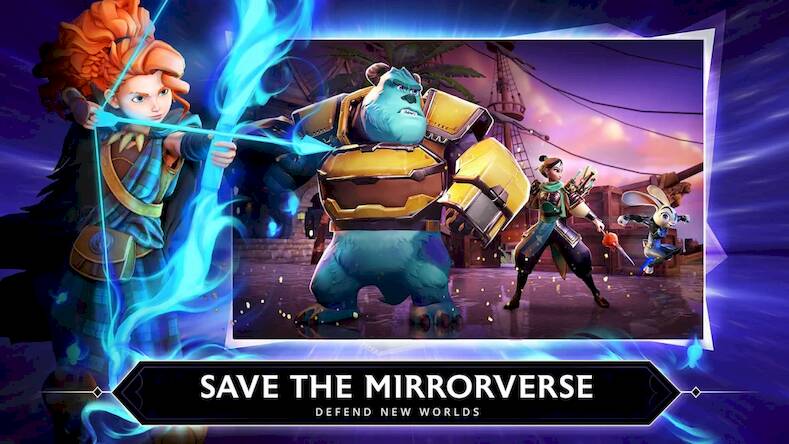 Скачать взломанную Disney Mirrorverse [Много монет] MOD apk на Андроид