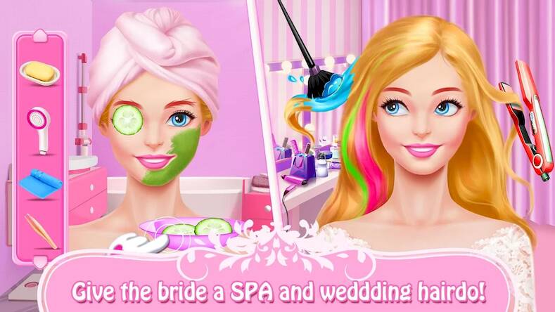 Скачать взломанную Makeup Games: Wedding Artist [Много денег] MOD apk на Андроид