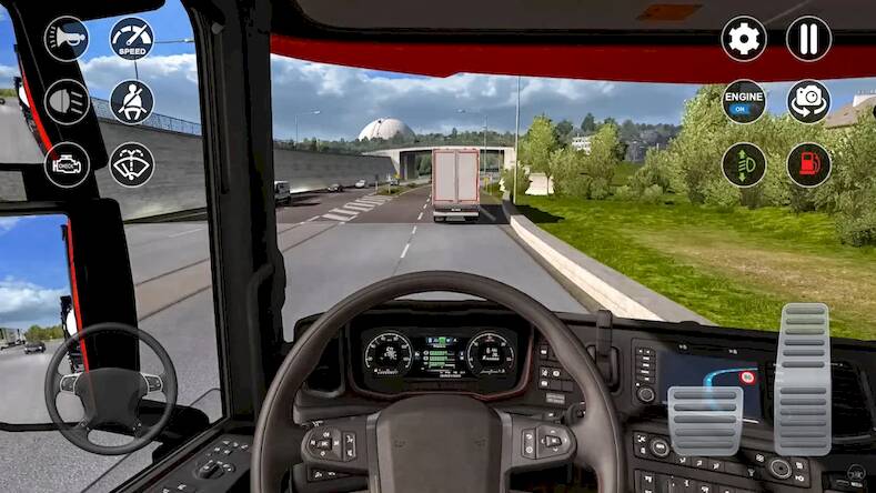 Скачать взломанную Euro Cargo Truck Simulator Pro [Много денег] MOD apk на Андроид