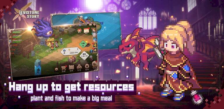 Скачать взломанную Levistone Story Asia [Много монет] MOD apk на Андроид