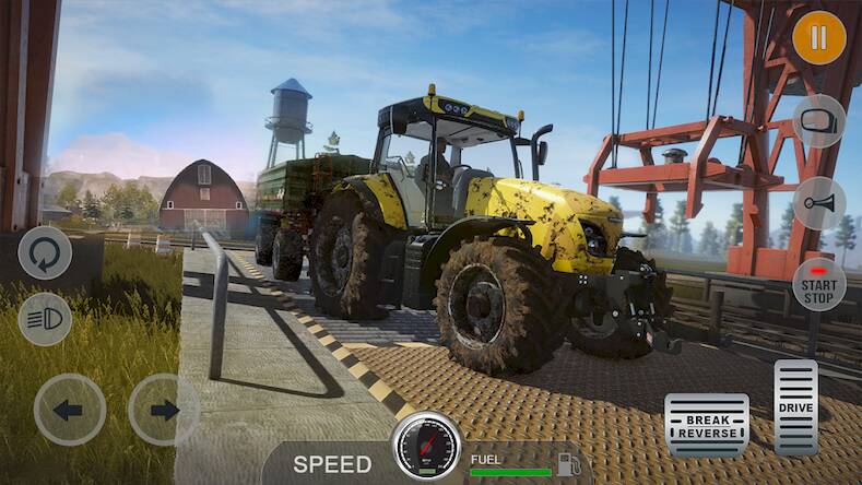 Скачать взломанную Игры про водителей тракторов [Много денег] MOD apk на Андроид