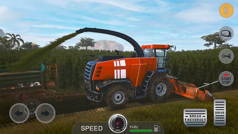 Скачать взломанную Игры про водителей тракторов [Много денег] MOD apk на Андроид