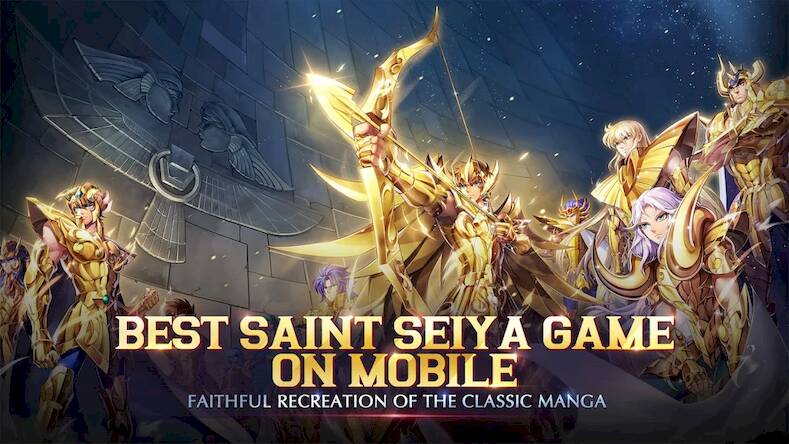 Скачать взломанную Saint Seiya : Awakening [Бесплатные покупки] MOD apk на Андроид