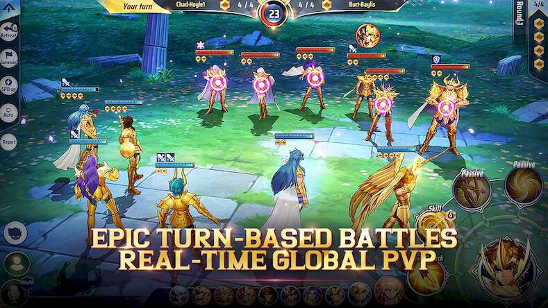 Скачать взломанную Saint Seiya : Awakening [Бесплатные покупки] MOD apk на Андроид