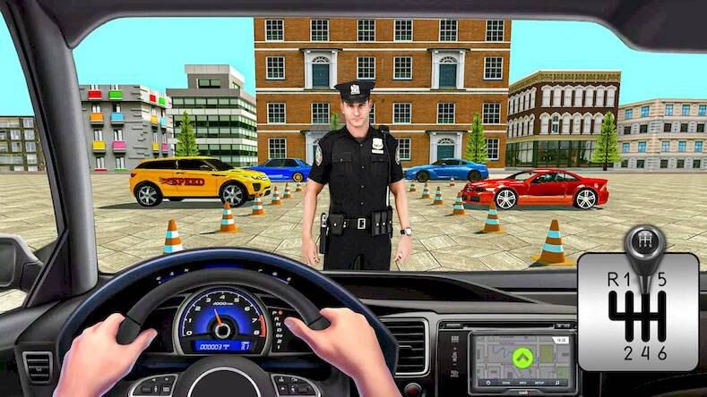 Скачать взломанную стоянка полиция машина игры [Мод меню] MOD apk на Андроид
