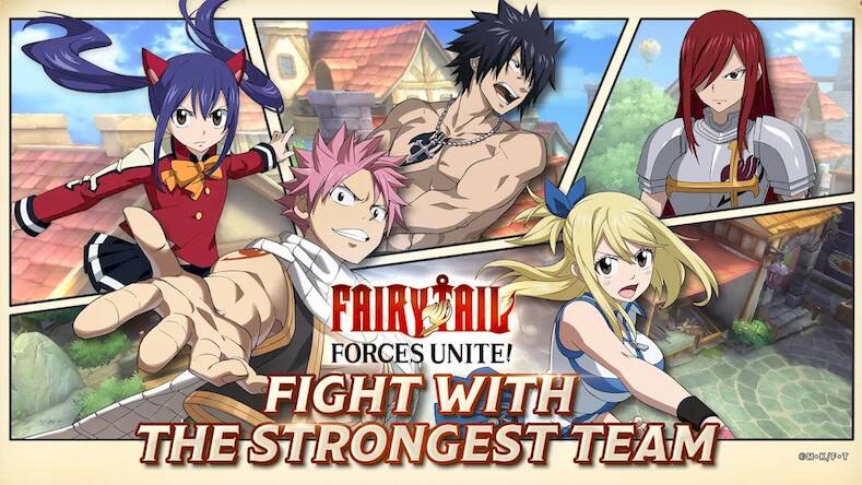 Скачать взломанную FAIRY TAIL: Forces Unite! [Мод меню] MOD apk на Андроид