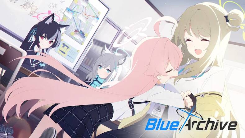 Скачать взломанную Blue Archive (15) [Много монет] MOD apk на Андроид