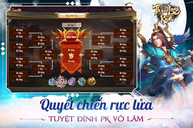 Скачать взломанную Thần Long Kiếm - TặngMaxVIP [Много денег] MOD apk на Андроид