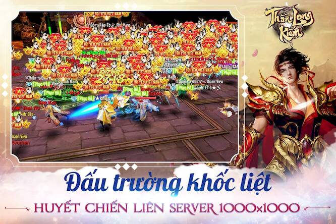Скачать взломанную Thần Long Kiếm - TặngMaxVIP [Много денег] MOD apk на Андроид