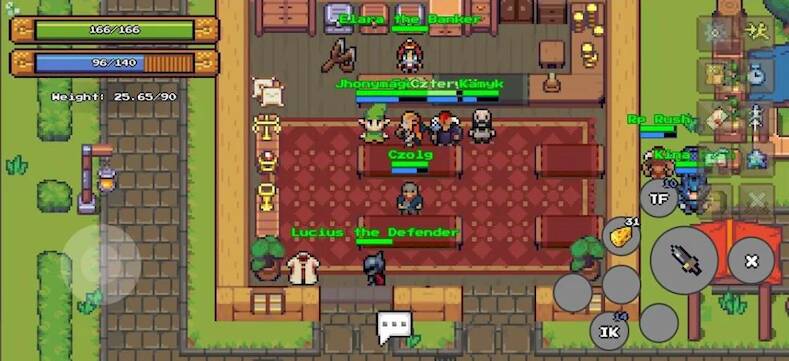 Скачать взломанную Definya: 2D MMORPG Online [Бесплатные покупки] MOD apk на Андроид