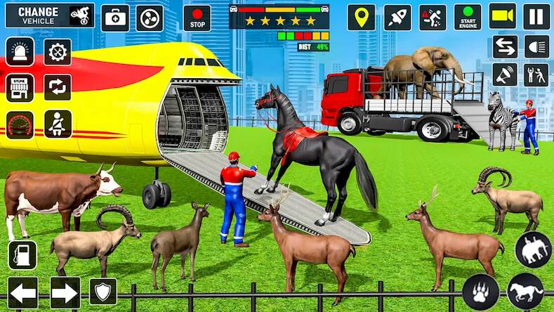 Скачать взломанную Transport Animals: Truck Games [Много монет] MOD apk на Андроид