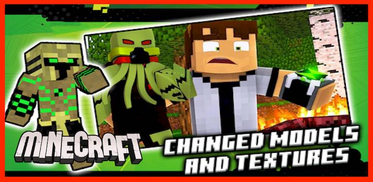 Скачать взломанную Update Ben 10 Mod Minecraft [Мод меню] MOD apk на Андроид