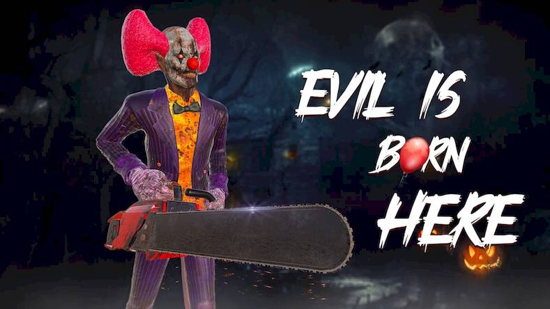 Скачать взломанную Scary Clown Horror Pennywise [Мод меню] MOD apk на Андроид