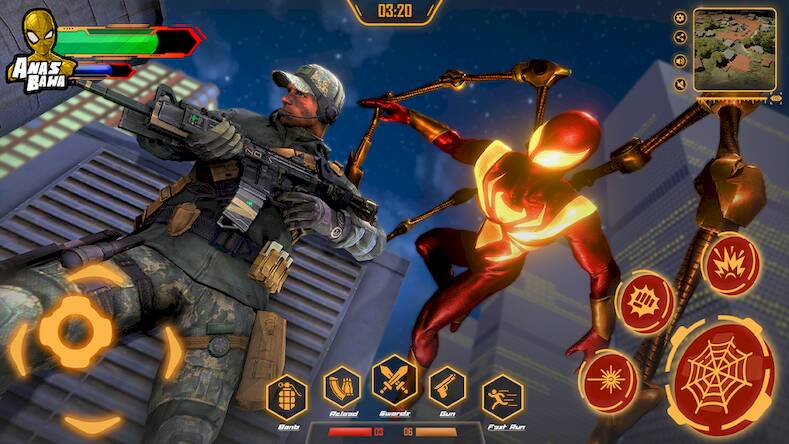 Скачать взломанную Iron Super Hero - Spider Games [Много монет] MOD apk на Андроид