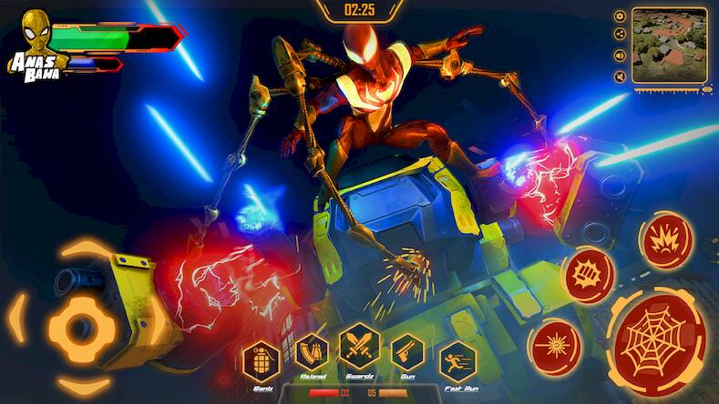 Скачать взломанную Iron Super Hero - Spider Games [Много монет] MOD apk на Андроид