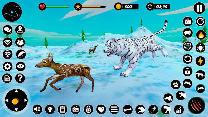 Скачать взломанную Игры Белый Тигр [Много денег] MOD apk на Андроид