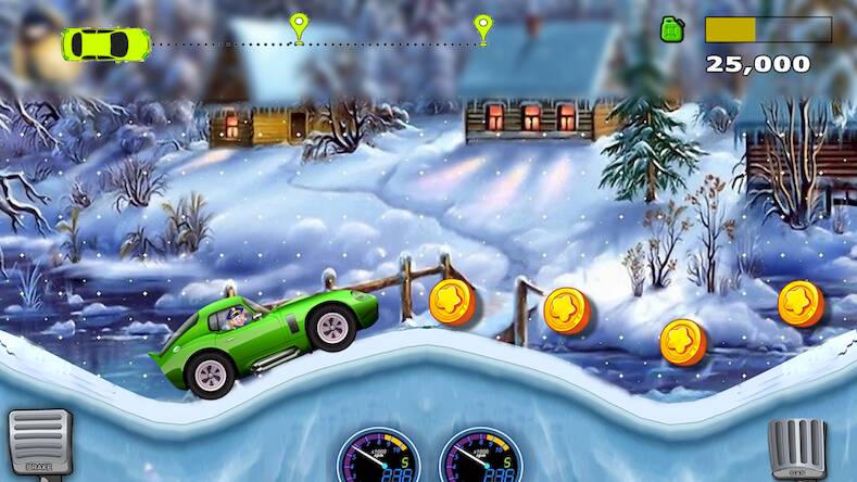 Скачать взломанную Car Driving Hill Racing Game [Много денег] MOD apk на Андроид
