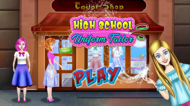 Скачать взломанную Портной по пошиву школьной фор [Много денег] MOD apk на Андроид