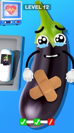 Скачать взломанную Fruit Hospital: ASMR Games [Бесплатные покупки] MOD apk на Андроид