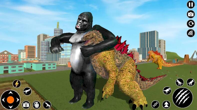 Скачать взломанную Gorilla vs King Kong 3D Games [Много монет] MOD apk на Андроид