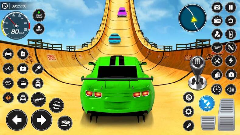 Скачать взломанную GT Сумасшедший Авто Stunt Игра [Много денег] MOD apk на Андроид