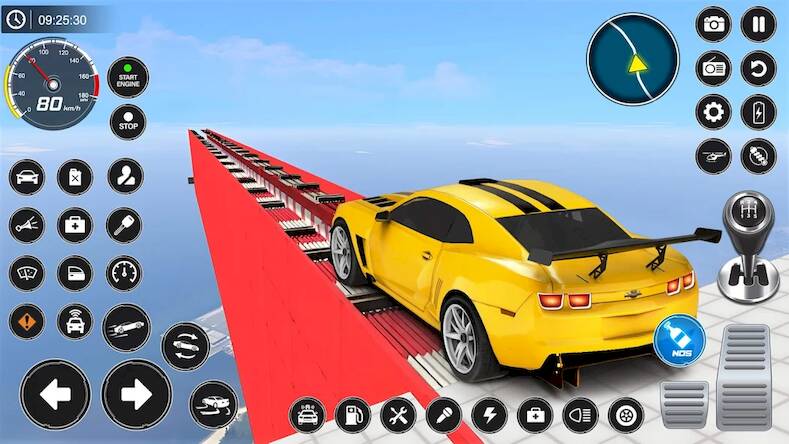 Скачать взломанную GT Сумасшедший Авто Stunt Игра [Много денег] MOD apk на Андроид
